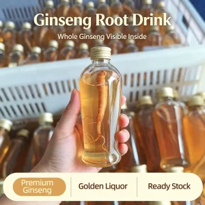 Premium Chinese Ginseng Essence Drink Traditional Herbal Tonic for Daily Vitality Energy Boost and Immune Support