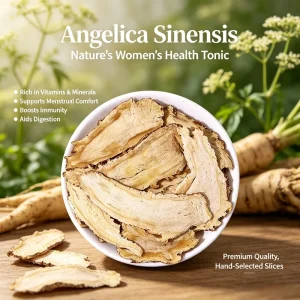 Premium Dong Quai Root Slices 500g Blood Nourishing Herbal Tea for Womens Health Menstrual Support