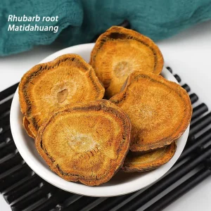 Premium Medicinal Rhubarb / Chinese Rhubarb (Rheum officinale) Natural Dried Rhubarb Root, Traditional Bitter Laxative Herb