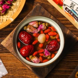 Premium Selection Natural Organic Handpicked Soothe Your Mind Body Five Red Soup for Replenishing Qi and Blood