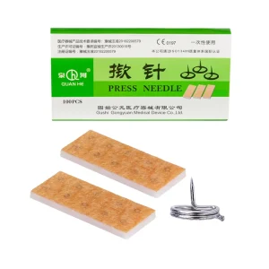 Press Needles Simple Packaging Sterile Acupuncture Needles for Single Use 100 Pcs Per Box Ear Needle
