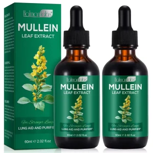 Private Label 100% Organic Supplements 60ml Mullein Leaf Extract Liquid Drops For Lungs