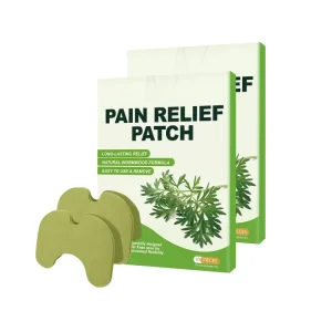 Private Label 10Pcs Wormwood Knee Care Patch Natural Wormwood Extract U Shape External Knee Skin Soothing Plaster