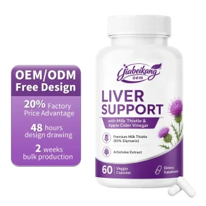Private Label 28-in-1 Liver Cleanse Detox & Repair Formula Herbal Live Capsules for Liver Support Supplement