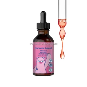 Private Label Echinacea Root Liquid Extract OEM Immune Drops GMP Certified Sugar Free Immunity Booster Supplement Drops