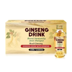 Private Label Ginseng Root Energy Drink ISO HACCP Certified Ginseng Oral Liquid With Root
