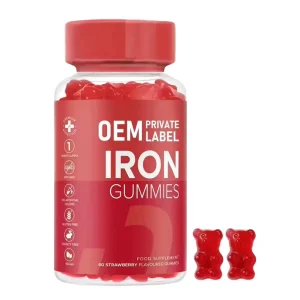 Private Label Iron & Vitamin C Synergistic Formula for Daily Blood Nourishment and Vitality Iron Supplement Gummies