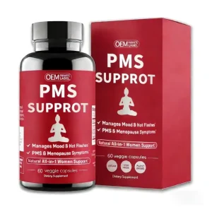 Private Label Menopaus Capsule Supplements Black Cohosh Dong Quai PMS Support Supplement