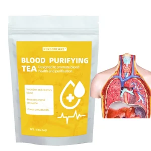 Private Label Natural Blood Purifying Tea Bulk ISO Certified Supplement Infused with Chinese Herbs