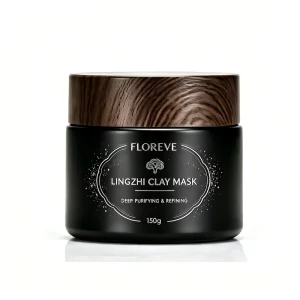 Private Label Natural Ganoderma Lingzhi Crystal Gel Face Purifying Ginseng Pearl Powder Herbal Brightening Moisturizing