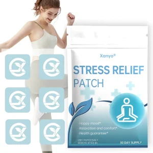 Private Label OEM Portable Calming Stress Down Patch Waterproof Anti Stress Patches for Anxiety Relief