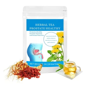 Private Label Prostate Health Herbal Tea Bags 28 Tea Bags Natural Herbal Blend Men’s Wellness Support OEM Service
