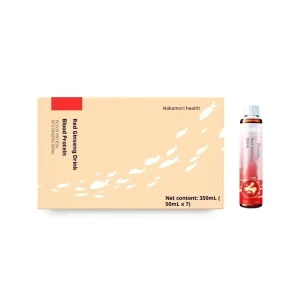 Private Label Red Ginseng Vitamin Oral Liquid High-Temperature Steamed Qi & Blood Nourishing Gentle Beauty Drink