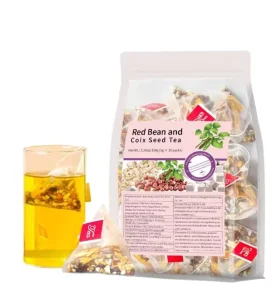 Private Label Strengthening the Spleen and Stomach Antioxidant and Beauty Care Product Red Bean Coix Seed Tea