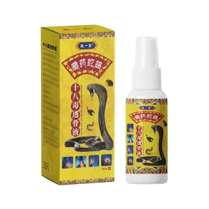 Private Label Tibetan Herbal Snake Scorpion Bone Penetrating Spray 60ml Bruise Rheumatism Lumbago Relief Exporter