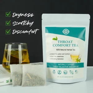Private Label Verbena Lemon Stevia Leaf Tea Herbal Moisturizing Throat Support Tea in Bag Packaging