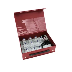 Professional 10 Piece Plastic CE Certified Cupping Therapy Cups for Body Application with Pain Relief Benefits
