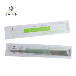 Professional Acupuncture Solution 100-Piece Disposable Sterile Painless Needles