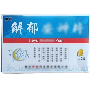 Pure Herbal Jieyu Pian Help Sleep Chinese Herbs