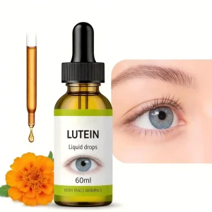 Pure Lutein Ester Liquid Eye Care Halal Marigold Zeaxanthin Lutein Eye Drops Vitamin Supplement Lutein Liquid Drops