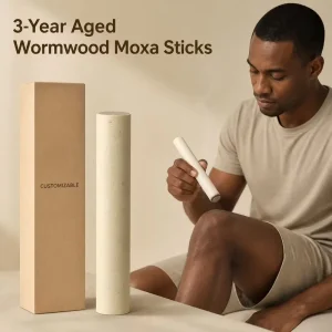Pure Mugwort Moxa Sticks Class I Home Clinic Moxibustion Promote Blood Flow Reduce Pain Whole Body Custom