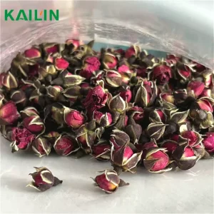 Pure Natural Organic Blooming Gold Edged Rose Bud Phnom Penh Rose Tea Bulk Bag 1kg High Quality Dried Rose Buds