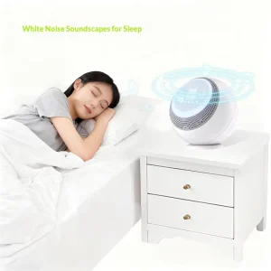 Q5 Negative Oxygen Ion Sleep Device Formaldehyde Odor Removal White Noise Schumann Wave Aid Digital Display APP Control OEM