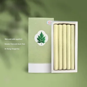 QY-013 High Quality Moxibustion Sticks Strips Pure Moxa Velvet Home Use Neck Waist Relief Boxed Set