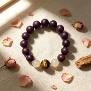 Qi-Regulating Charm Agate Jade Bracelet for Stress Relief