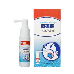 Qiaofulang 30ml Oral Spray, Fast Relief for Mouth Ulcers, Sore Throat & Tonsillitis, Long Nozzle, Kid-Friendly Sweet Flavor