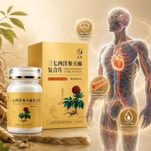 Qidan TIANCHI Notoginseng Male Enhancement Capsules OEM Private Label Stress Relief Softgel Formula American Ginseng
