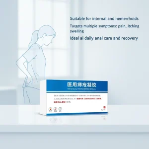 Rectal Hemorrhoid Gel Carbomer Formula with Applicator Fast Acting Pain Relief Anti Swelling Anal Care Medical Supply