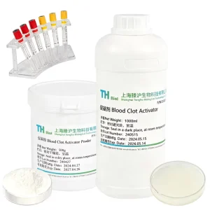 Red Cap Dry Tube Coagulant Tube Use Blood Clot Activator Powder and Coagulant Agent Liquid
