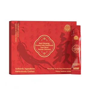 Red Ginseng Ejiao Deer Blood Peptide Ointment Qi Blood Tonic Supplement for Energy Vitality Improved Immunity Anemia