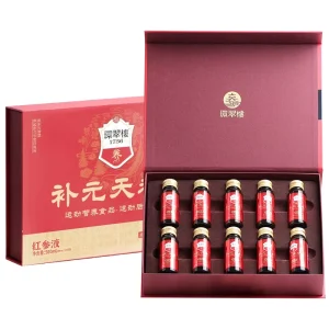 Red Ginseng Liquid Contain Red Ginseng Astragalus Soy Protein Peptide Licorice and Cinnamon