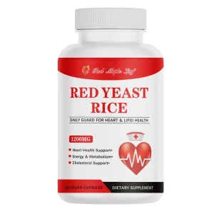 Red Yeast Rice Extract Capsules Traditional Nourishing Tonic Heart Health Energy & Vitality Herbal Nutrition OEM