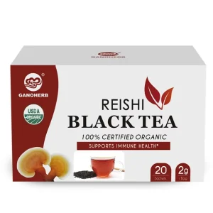 Reishi Mushroom Black Tea 2 Grams 20 Sachets Chinese Herbal Tea