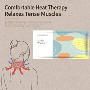 Relieve Neck Stiffness Steam Heat Patch Self Heating Neck Wrap for Pain