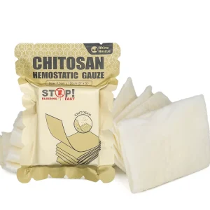 Rhino Rescue Chitosan Hemostatic Gauze Dressing Stops Severe Arterial Bleeding With Only 60 Seconds Compression