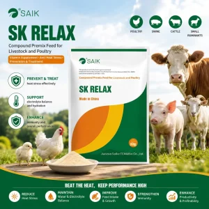 SAIK SK RELAX Feed Grade Amino Acids Vitamins Minerals Supplement Powder for Livestock Poultry Heat