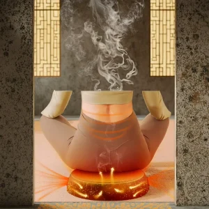 SI JI QI AI Natural Herbal Formula Mini Moxa Cone 100% Mugwort Wool 16 18 Hours Burn Time Dispels Cold Dampness Unblocks