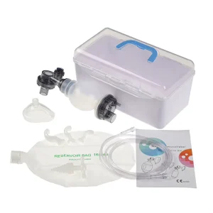 SMR Class I CE ISO Certified Silicone Manual Resuscitator Resuscitation Kit 1 Year Warranty 3 Year Shelf Life Reusable PP