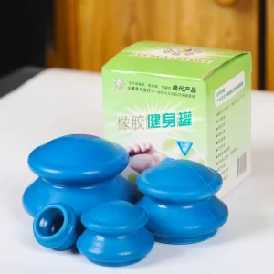 Safe Hygienic Silicone Cupping Kit Adjustable Suction Portable Perfect Alternative to Glass Cups for Professional Therapy