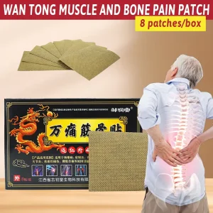 Sciatic & Back Pain Relief Camphor Patch for Joint Daily Use External Use 2 Year Warranty
