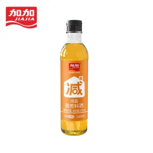 Seasoning Wine 500ml with Ginger & Scallion Shaoxing Rice Wine Removes Fishy Odor & Enhances Umami for Cooking