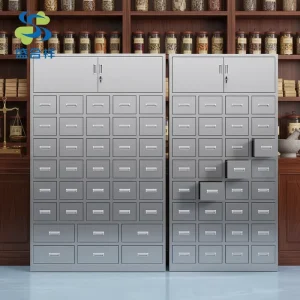 Shenghexiang Stainless Steel Chinese Medicine Cabinet for Hospital Use Multi Function Durable Eco Friendly Easy Clean Minimalist