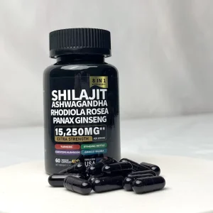 Shilajit Pure Himalayan Energy Booster Vitamins Ashwagandha Shilajit Capsules