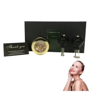 Silicone Cupping Set for Face and Body, 2 Sizes