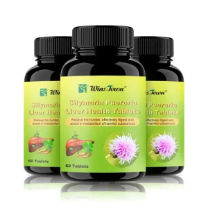 Silymarin & Pueraria Liver Health Tablets | Plant-Based Dietary Supplement for Liver Wellness