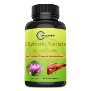 Silymarin Pueraria Liver Health Tablets Supplements for Adult Digestive Metabolism Support